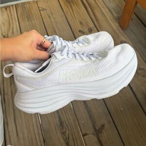 HOKA White Running Shoes Women’s 9.5
